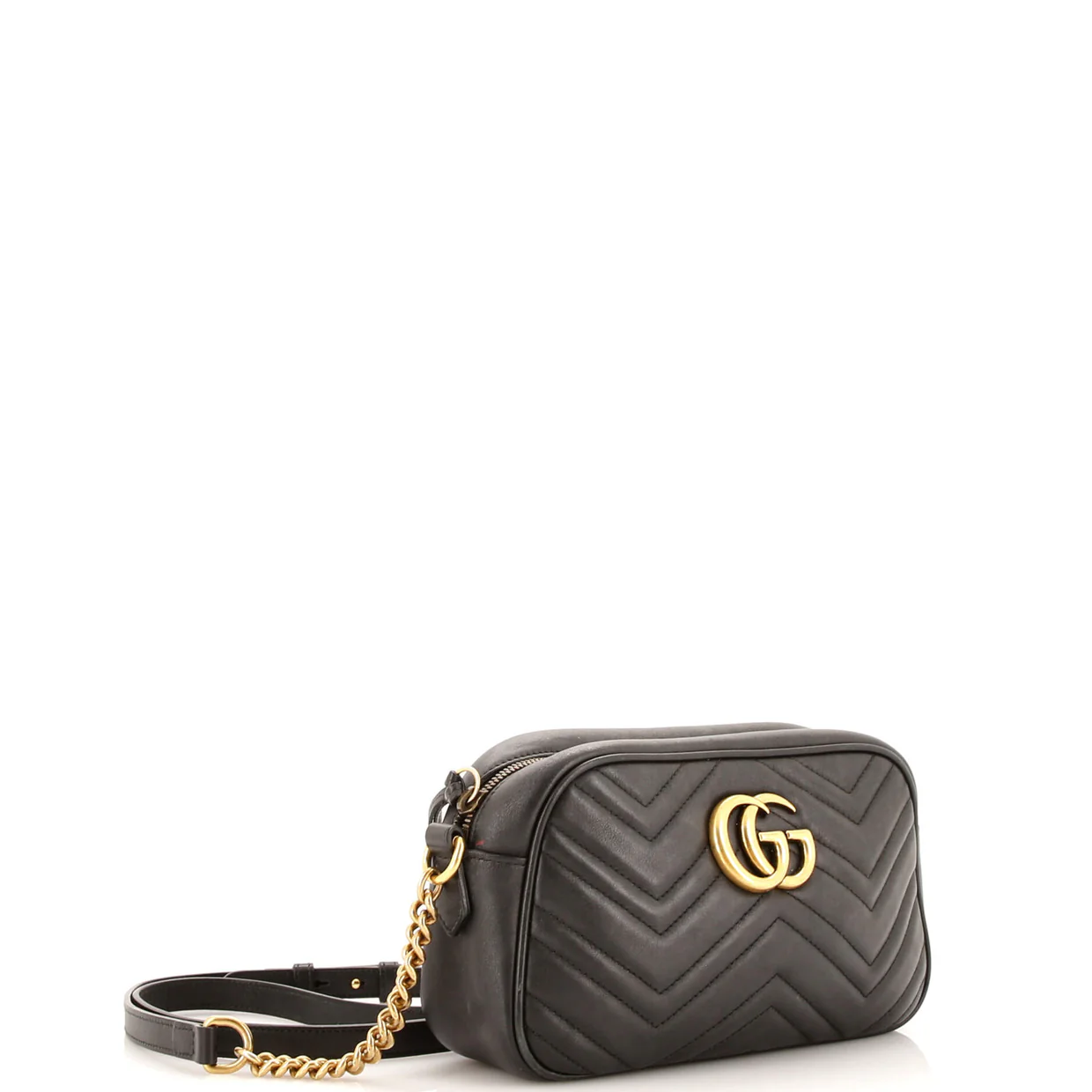 GG Marmont Shoulder Bag Matelasse Leather Small - Deep Luxury