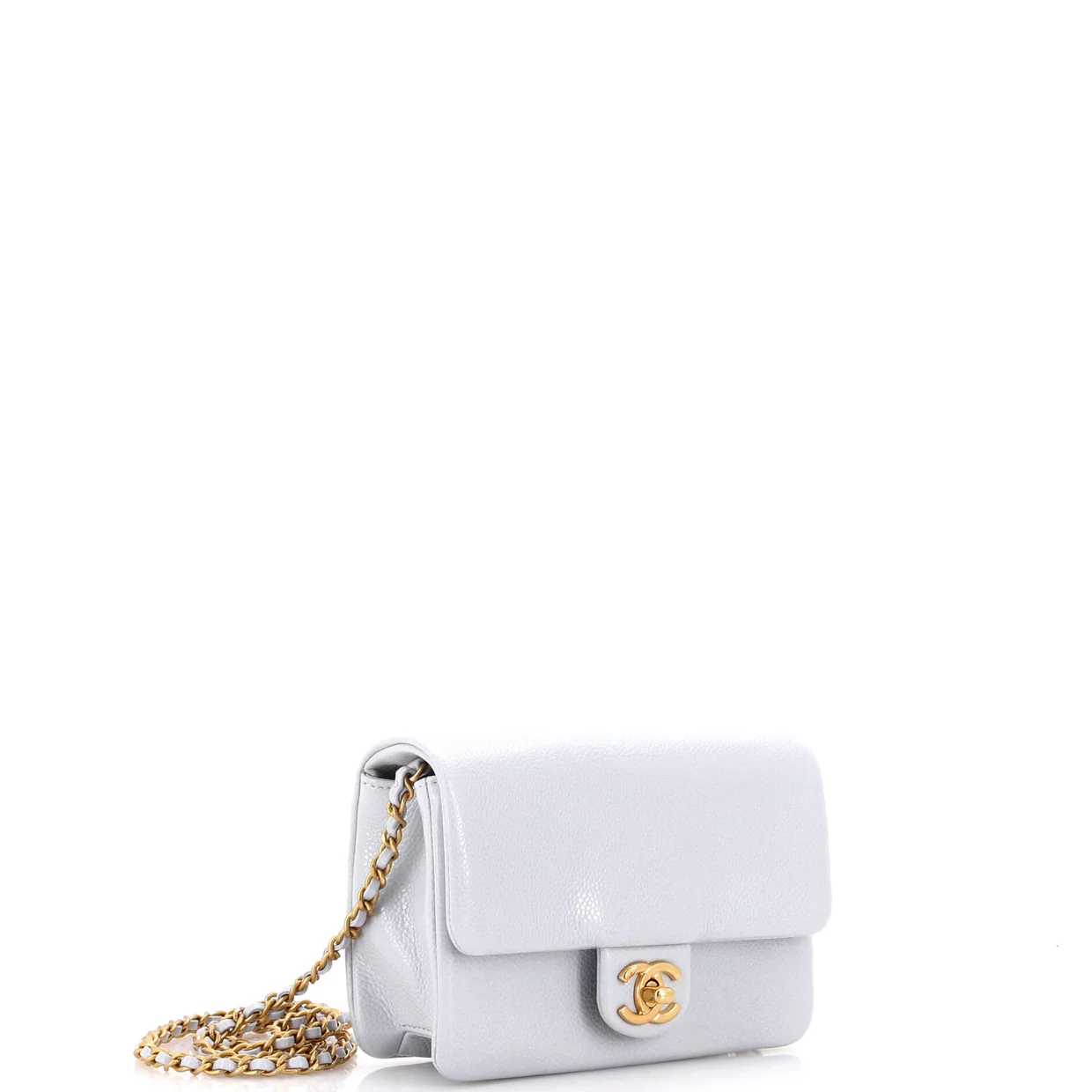 CC Medallion Charms Flap Bag Caviar Mini - Deep Luxury