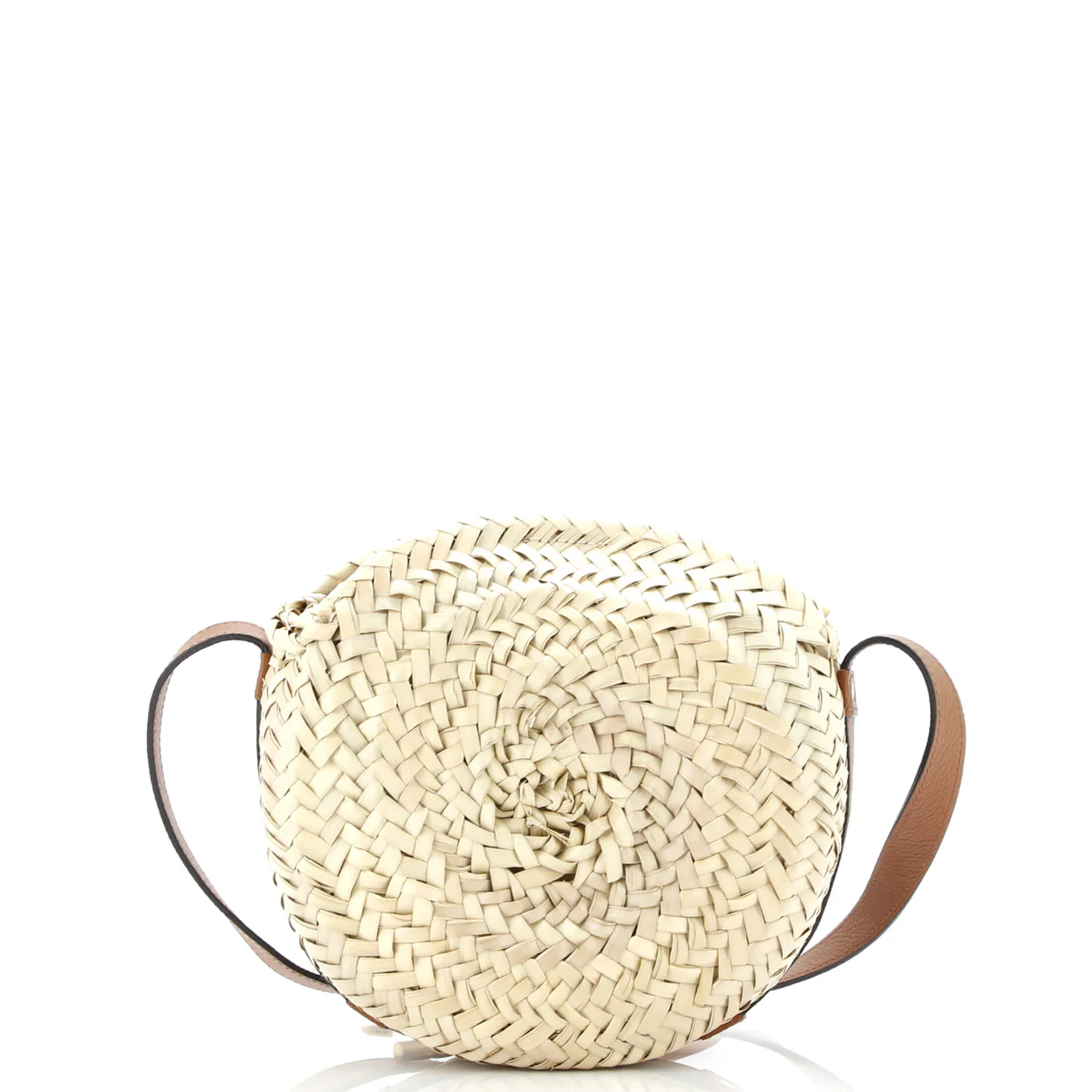 Marcie Basket Crossbody Bag Raffia and Leather Small - Deep Luxury
