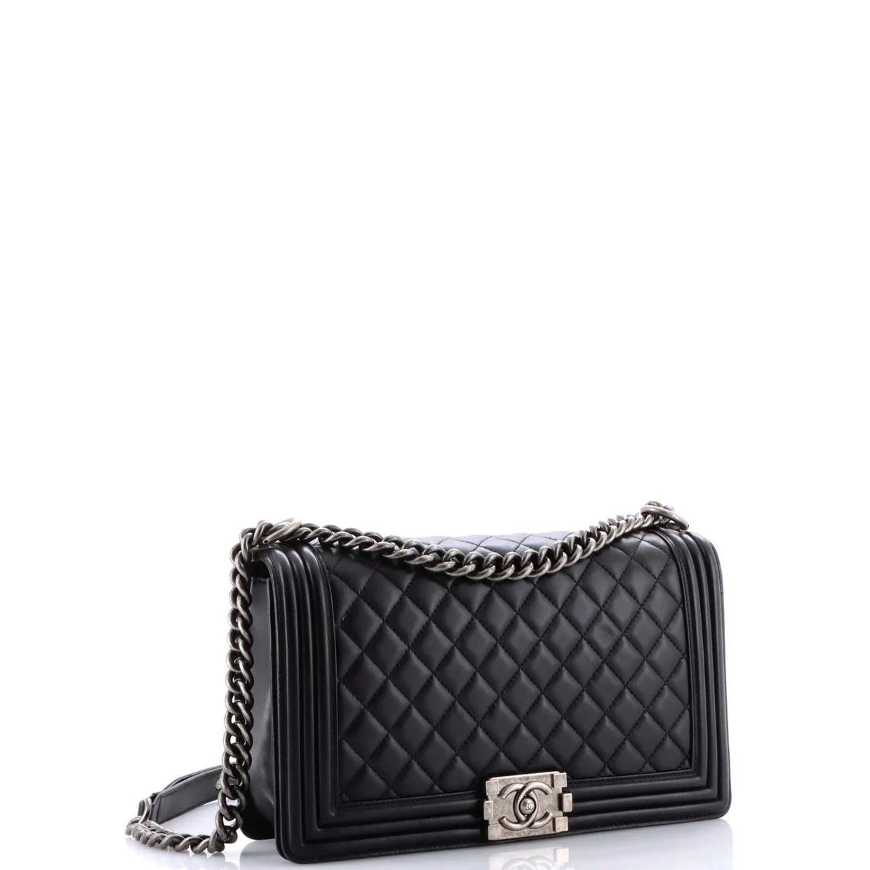 Boy Flap Bag Quilted Lambskin New Medium - Deep Luxury