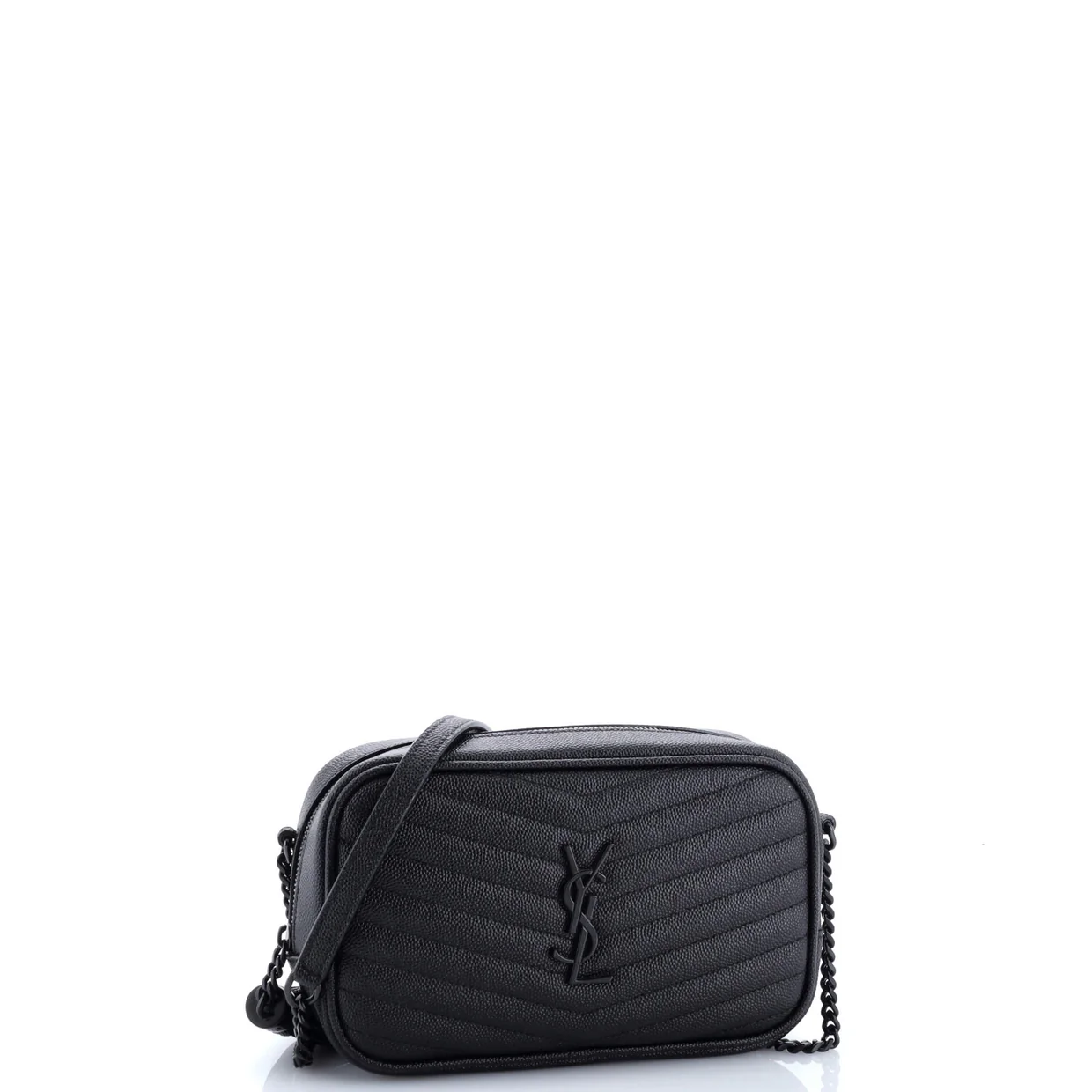 Lou Camera Bag Matelasse Chevron Leather Mini - Deep Luxury