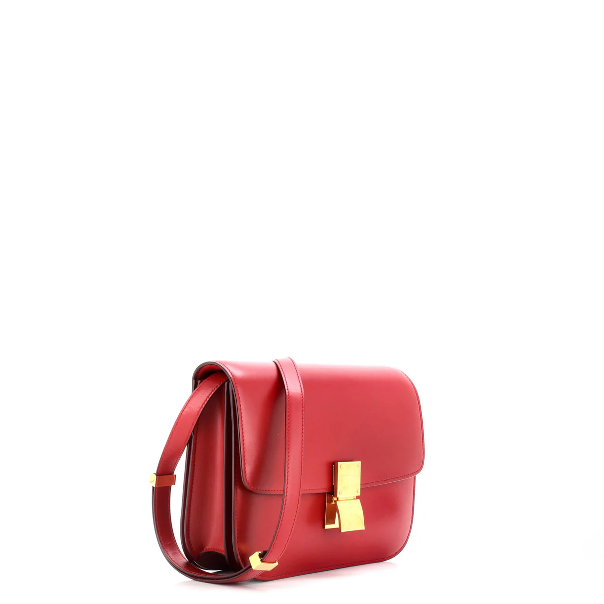 Classic Box Bag Smooth Leather Medium - Deep Luxury