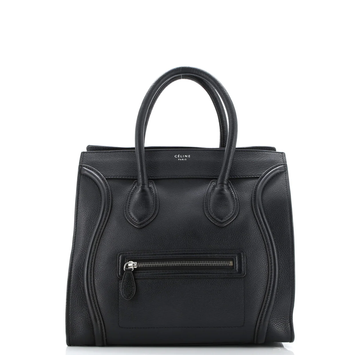 Luggage Bag Grainy Leather Mini - Deep Luxury