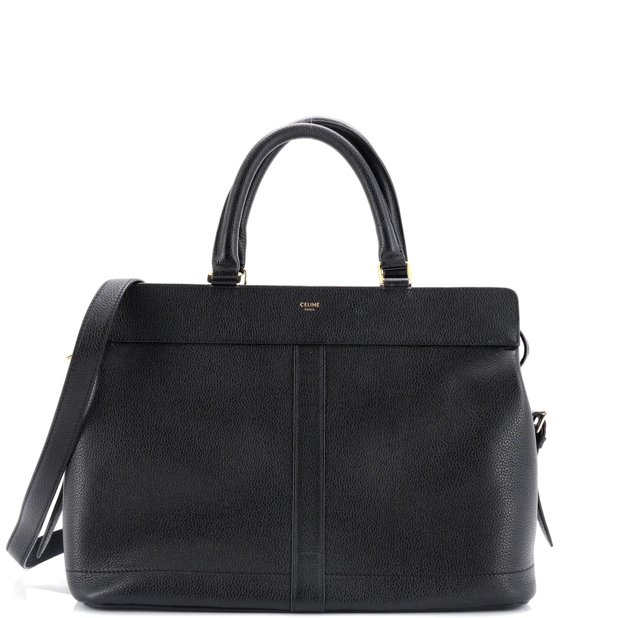 Cabas de France Tote Leather Medium - Deep Luxury