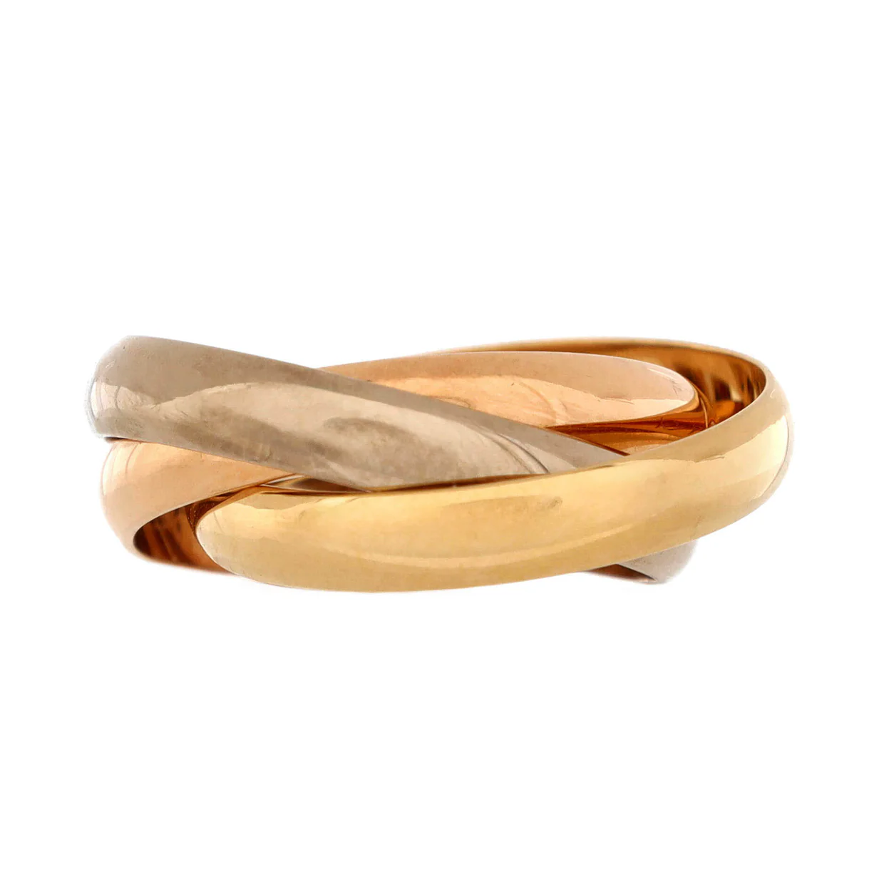 Les Must de Cartier Trinity Ring 18K Tricolor Gold - Deep Luxury