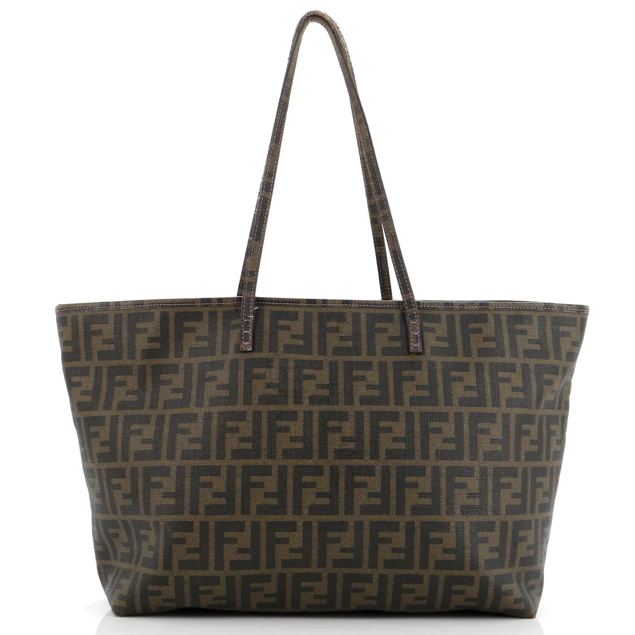 Roll Tote Zucca Coated Canvas Large - Deep Luxury