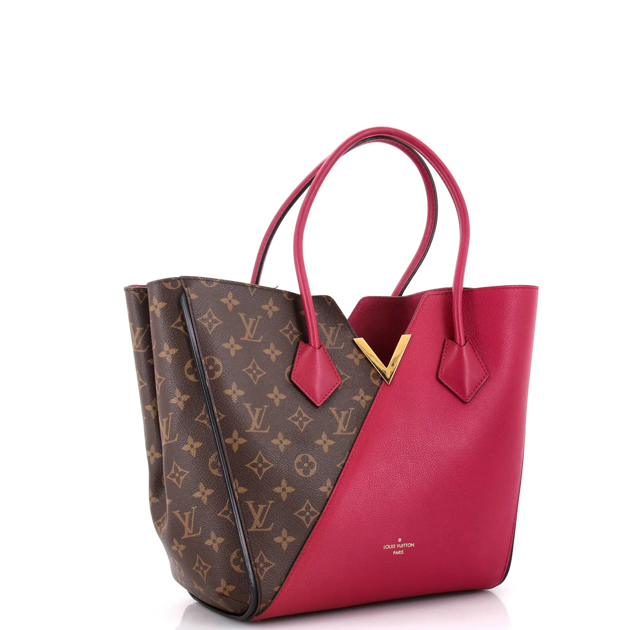 Kimono Handbag Monogram Canvas and Leather MM - Deep Luxury