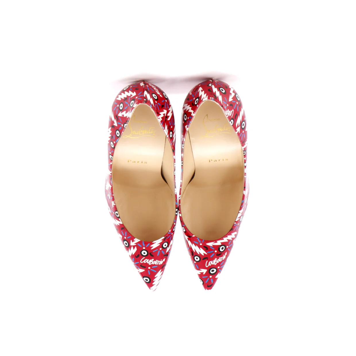 Women's Pigalle Follies Pumps Printed Patent 100 - Deep Luxury