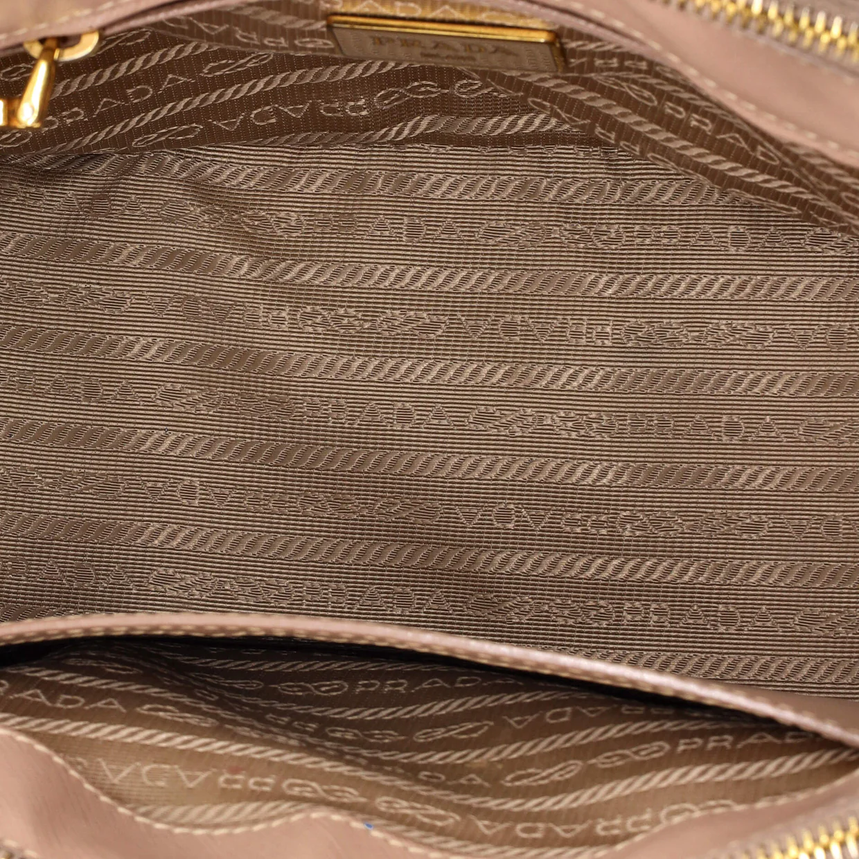 Galleria Double Zip Tote Saffiano Leather Small - Deep Luxury
