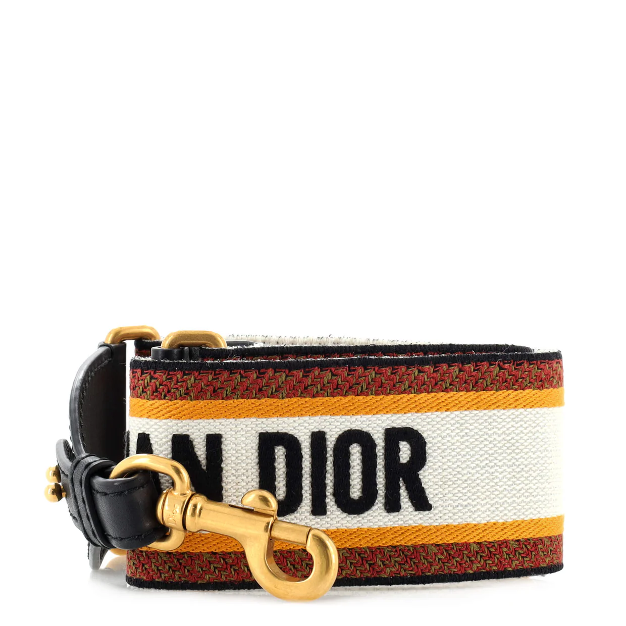 Logo Shoulder Strap Embroidered Canvas - Deep Luxury