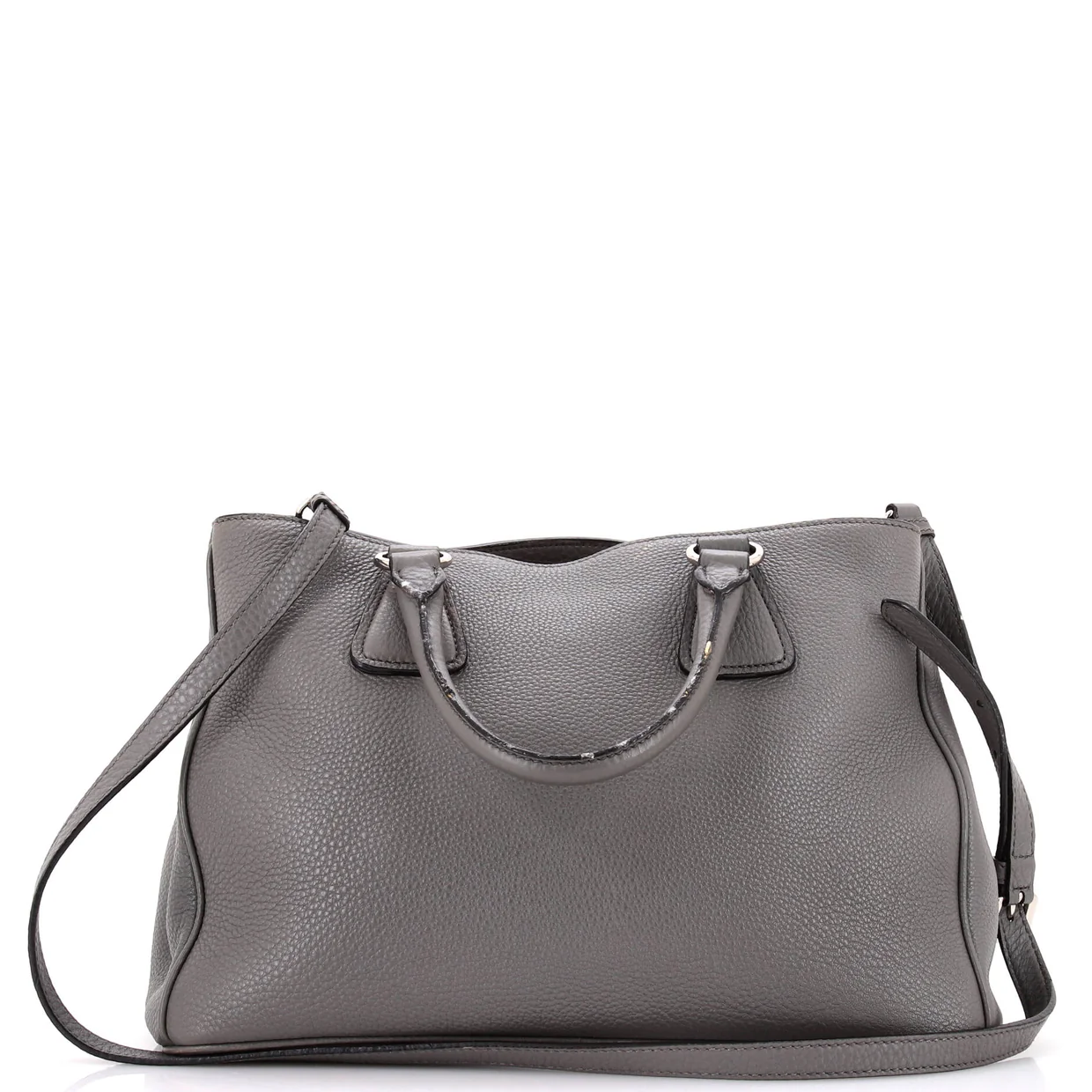 Convertible Shopping Tote Vitello Daino Medium - Deep Luxury