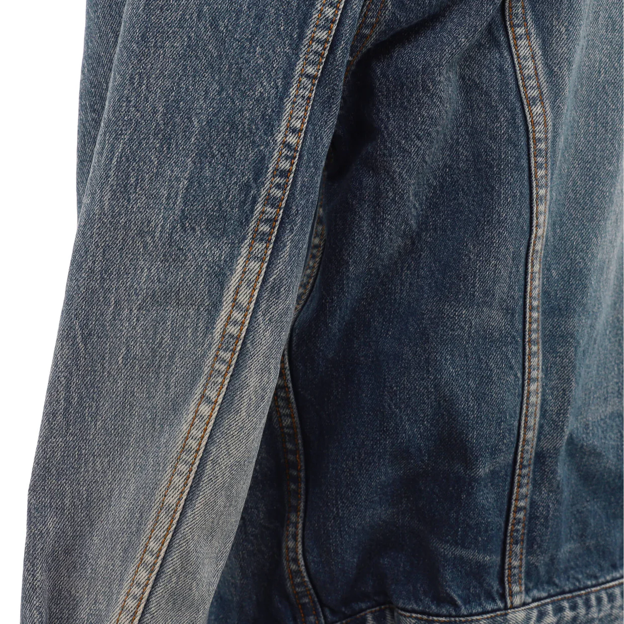 Women's Logo Oversized Jacket Denim - Deep Luxury