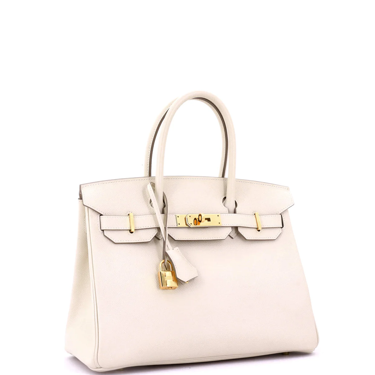 Birkin Handbag Light Epsom with Gold Hardware 30 - Deep Luxury