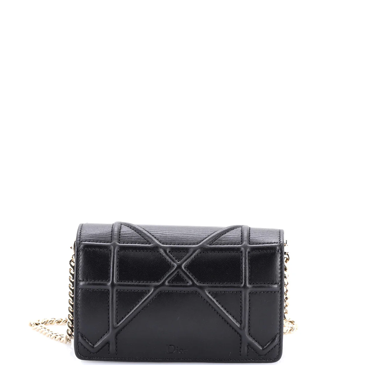 Diorama Flap Bag Leather Baby - Deep Luxury