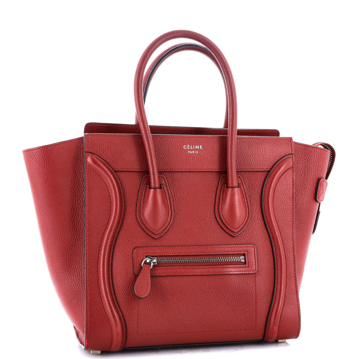 Luggage Bag Grainy Leather Micro - Deep Luxury
