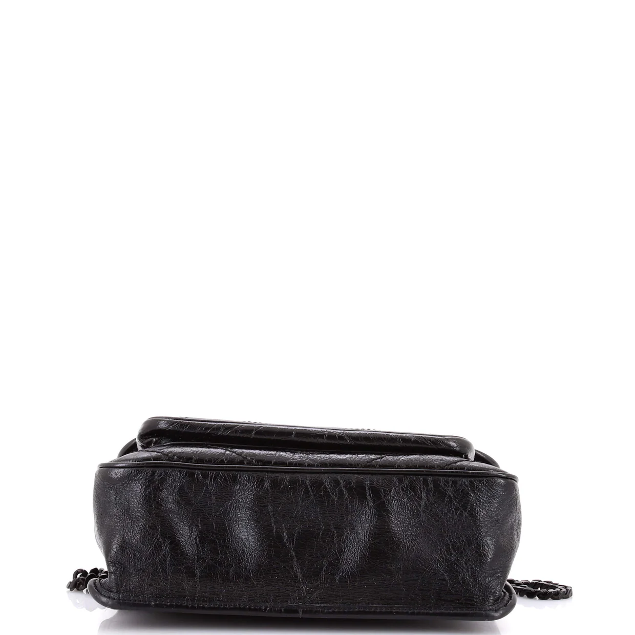 Niki Chain Flap Bag Matelasse Chevron Leather Medium - Deep Luxury