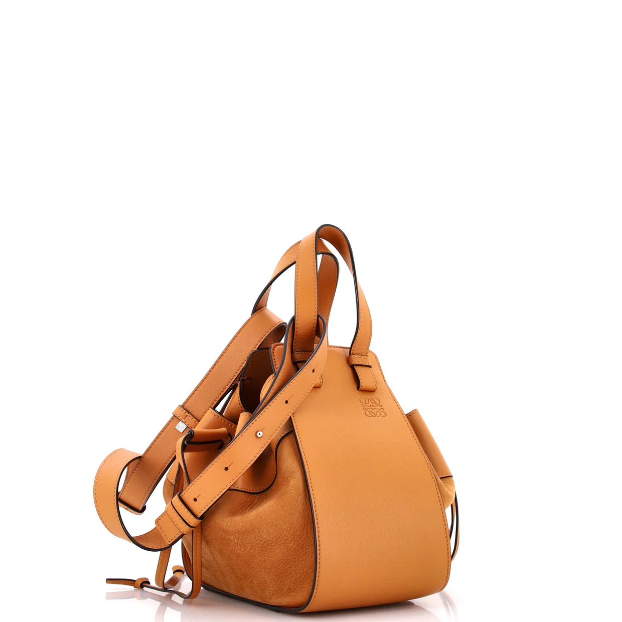 Hammock Bag Leather and Suede Small - Deep Luxury