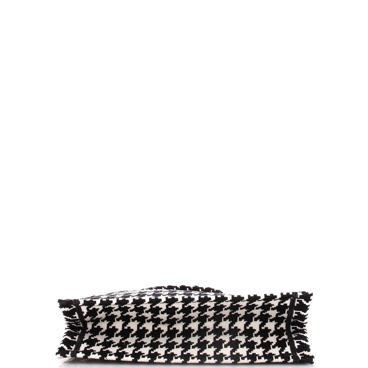 Book Tote Embroidered Raffia Medium - Deep Luxury