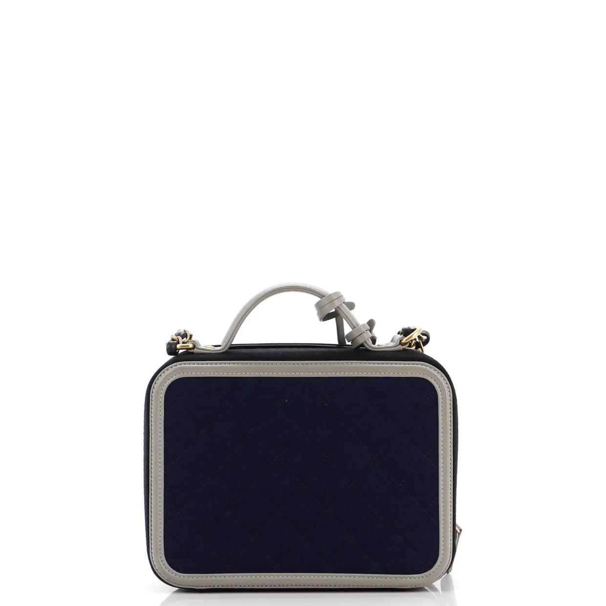 Filigree Vanity Case Quilted Jersey Small - Deep Luxury