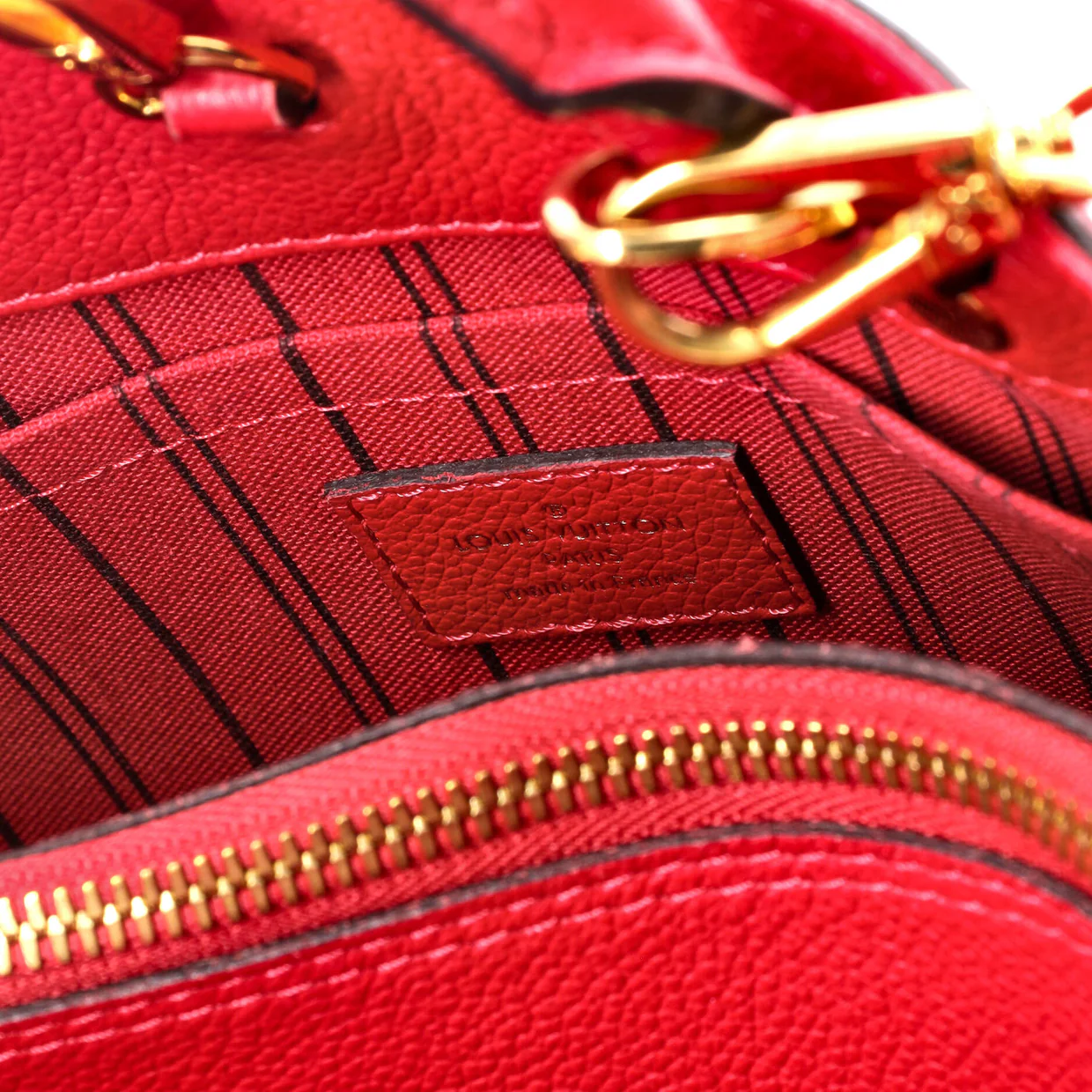 Montaigne Handbag Monogram Empreinte Leather MM - Deep Luxury