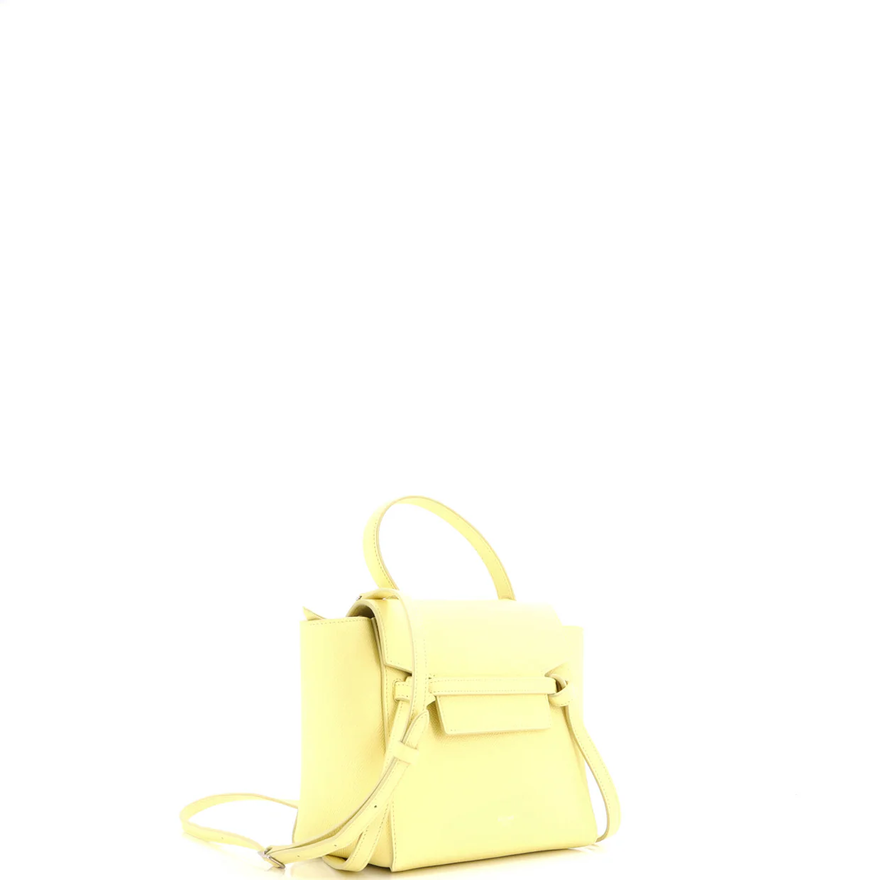 Belt Bag Textured Leather Mini - Deep Luxury