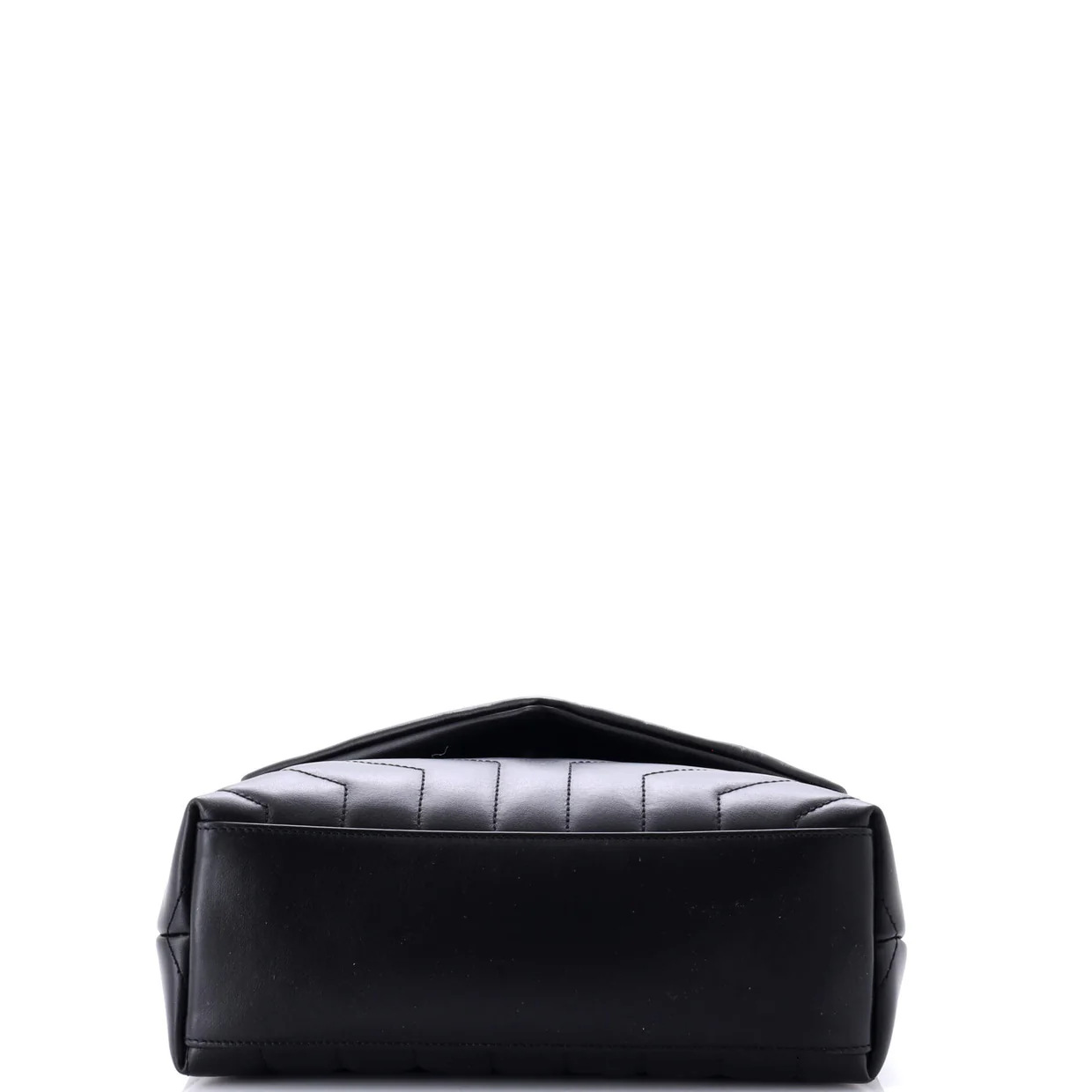 Loulou Shoulder Bag Matelasse Chevron Leather Small - Deep Luxury