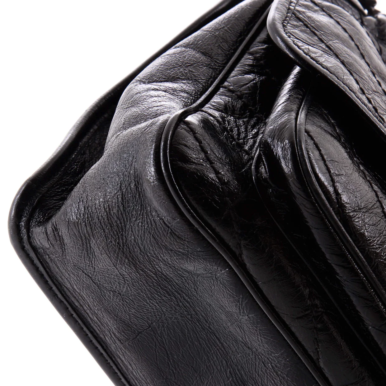 Niki Chain Flap Bag Matelasse Chevron Leather Medium - Deep Luxury