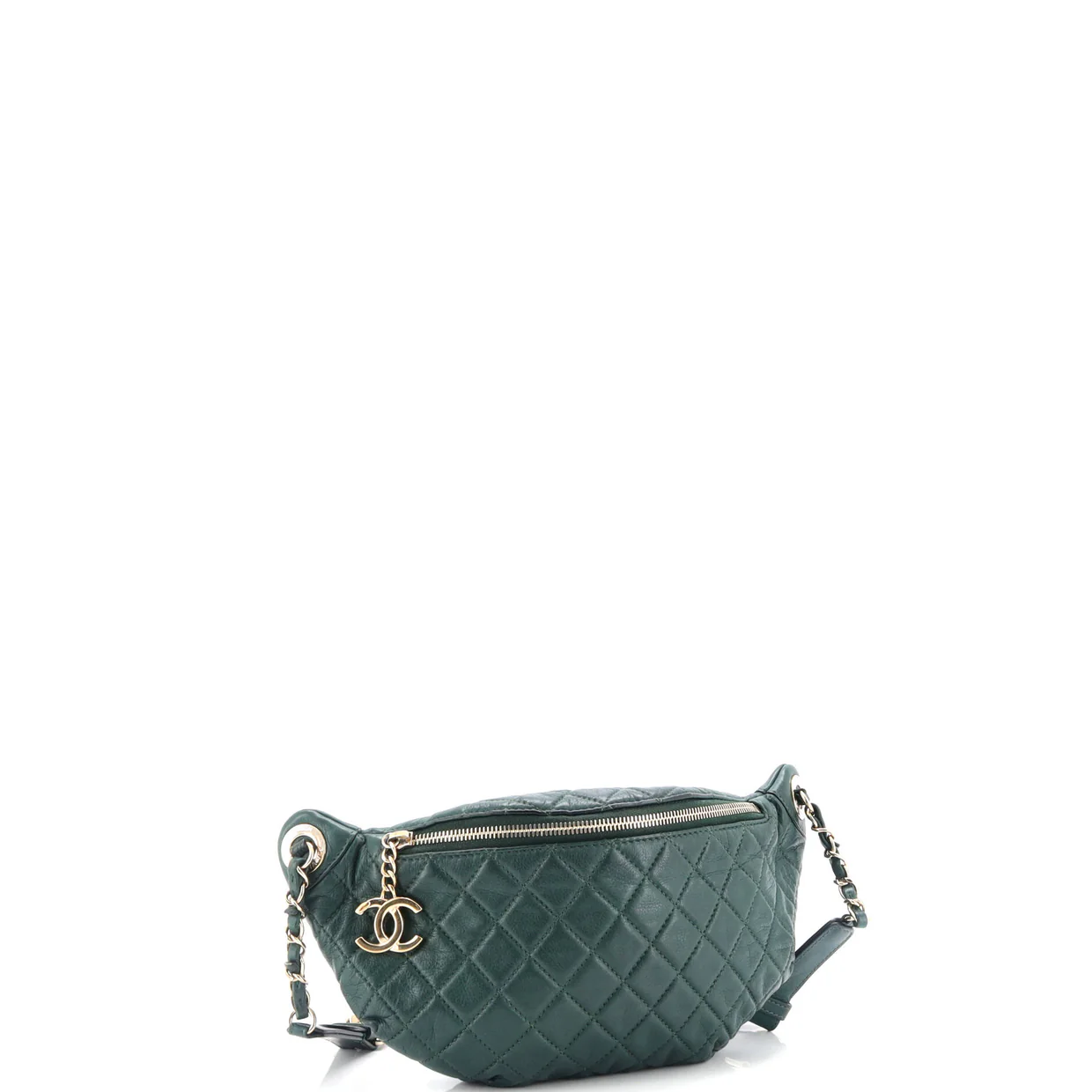 Banane Waist Bag Quilted Leather - Deep Luxury