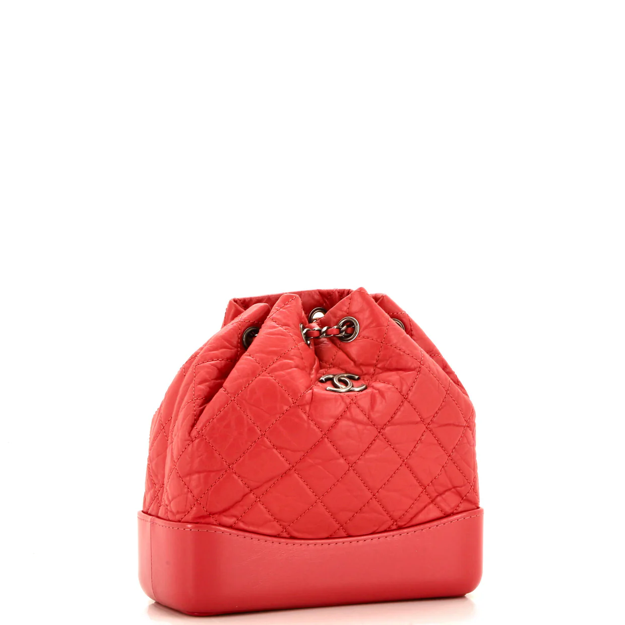 Gabrielle Backpack Quilted Aged Calfskin Small - Deep Luxury