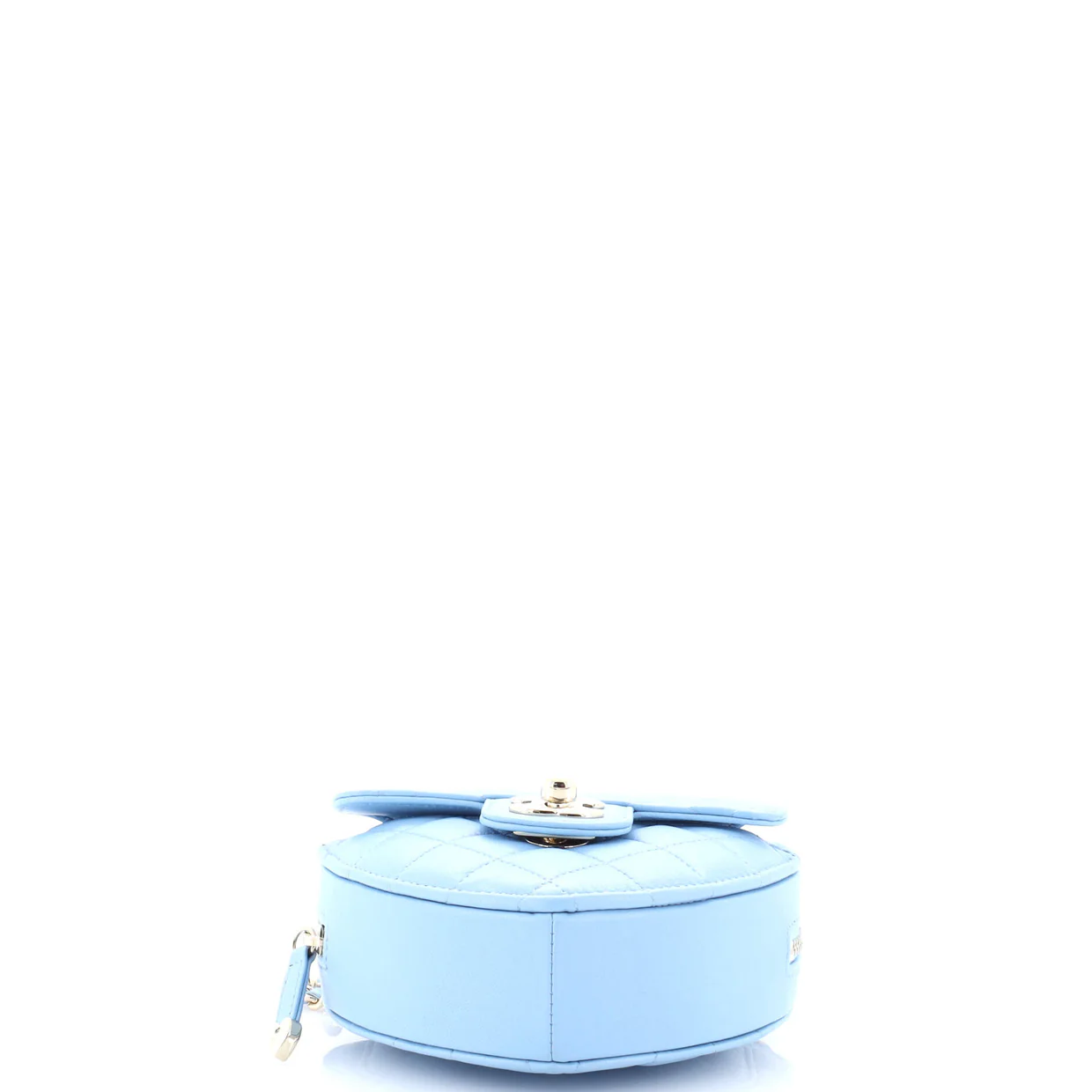 CC in Love Heart Clutch with Chain Quilted Lambskin - Deep Luxury