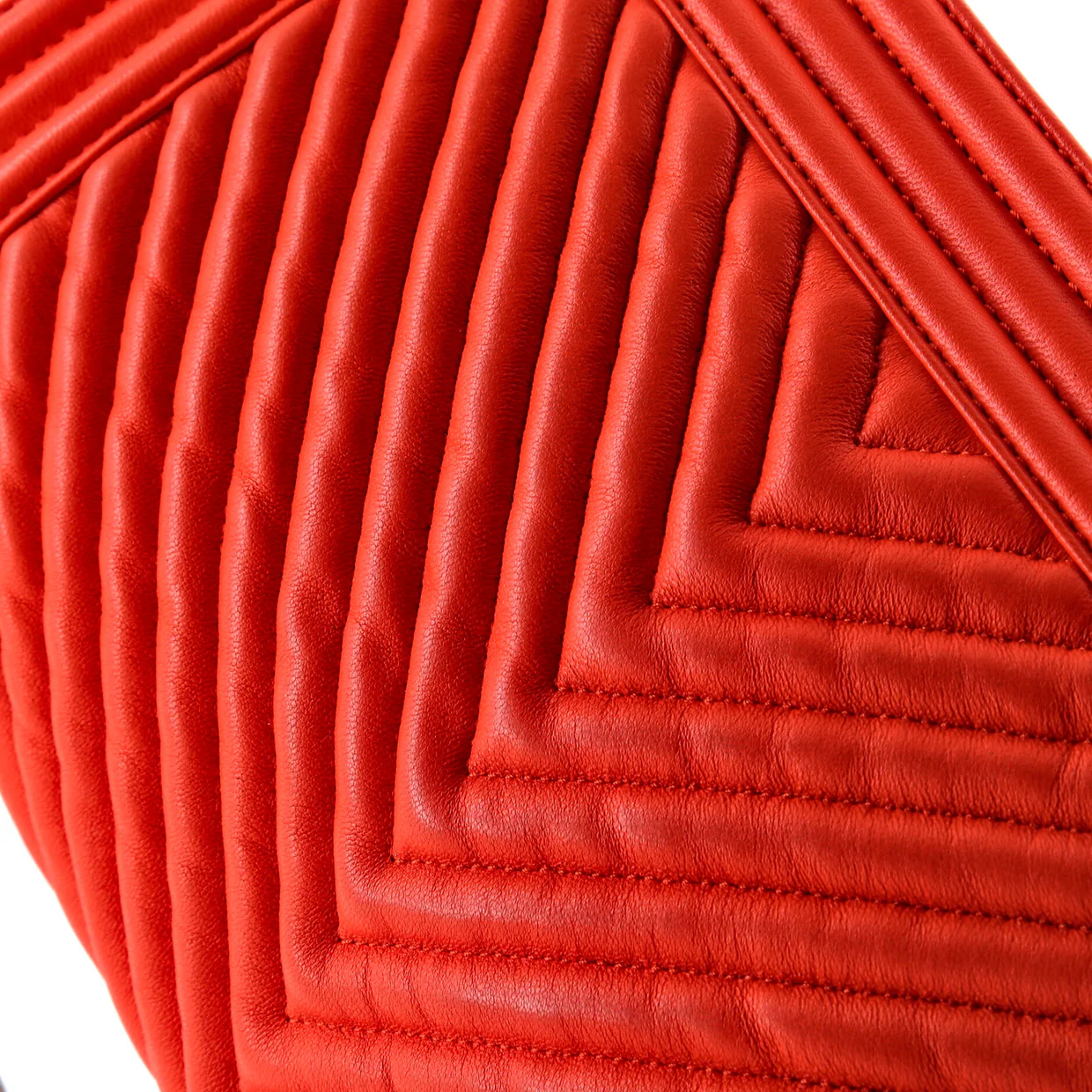 Boy Flap Bag Chevron Wrinkled Lambskin Old Medium - Deep Luxury