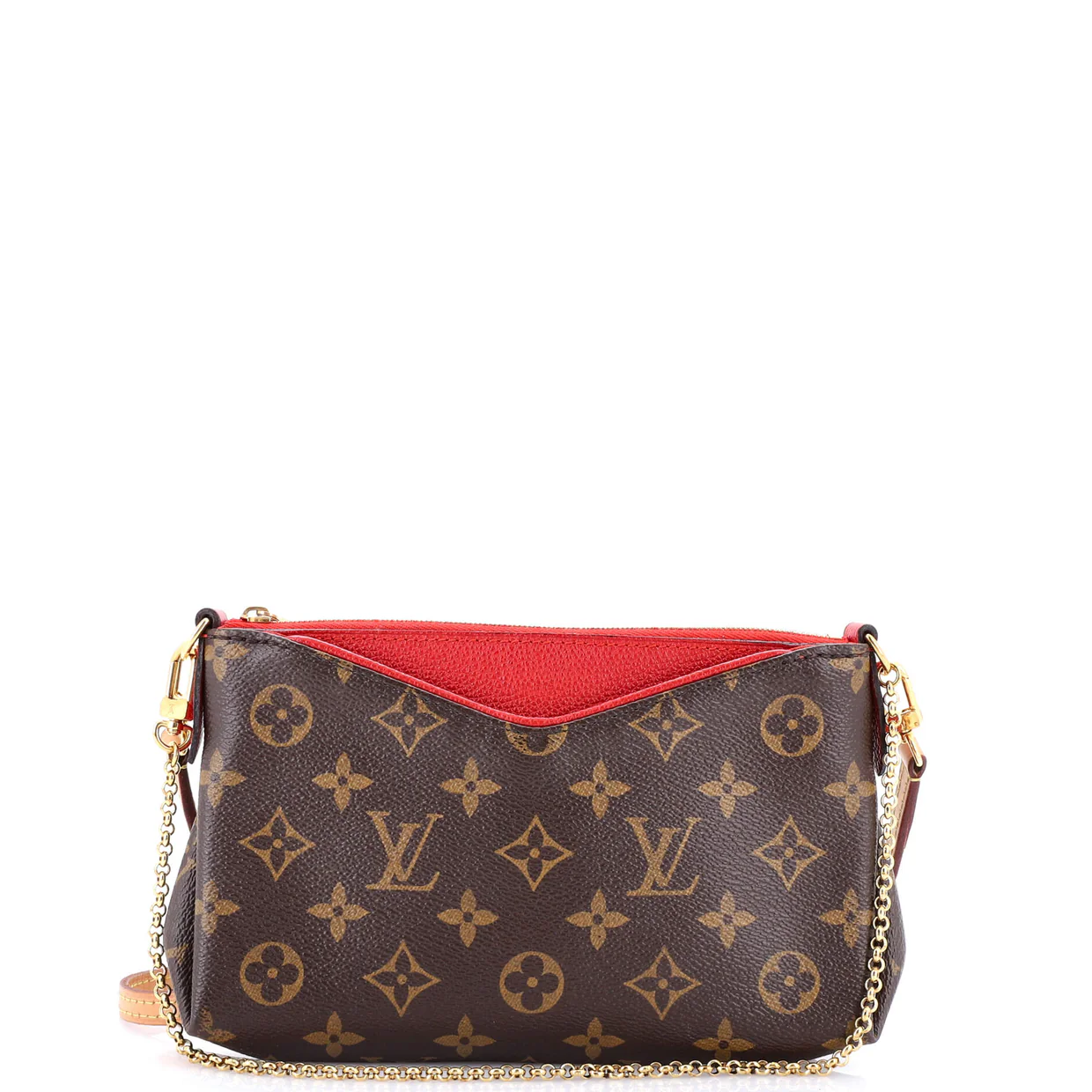 Pallas Clutch Monogram Canvas with Leather - Deep Luxury