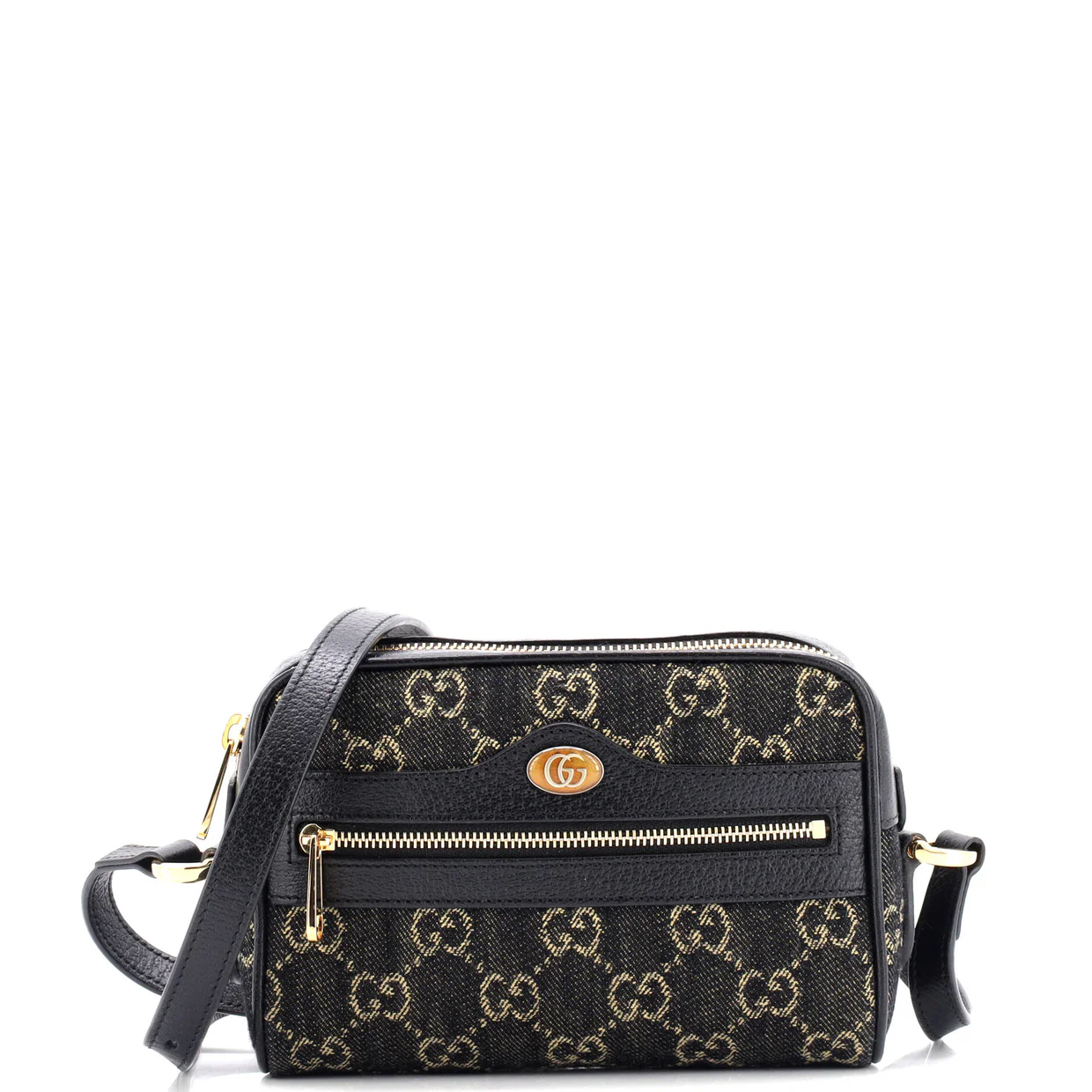 Ophidia Shoulder Bag GG Denim Mini - Deep Luxury