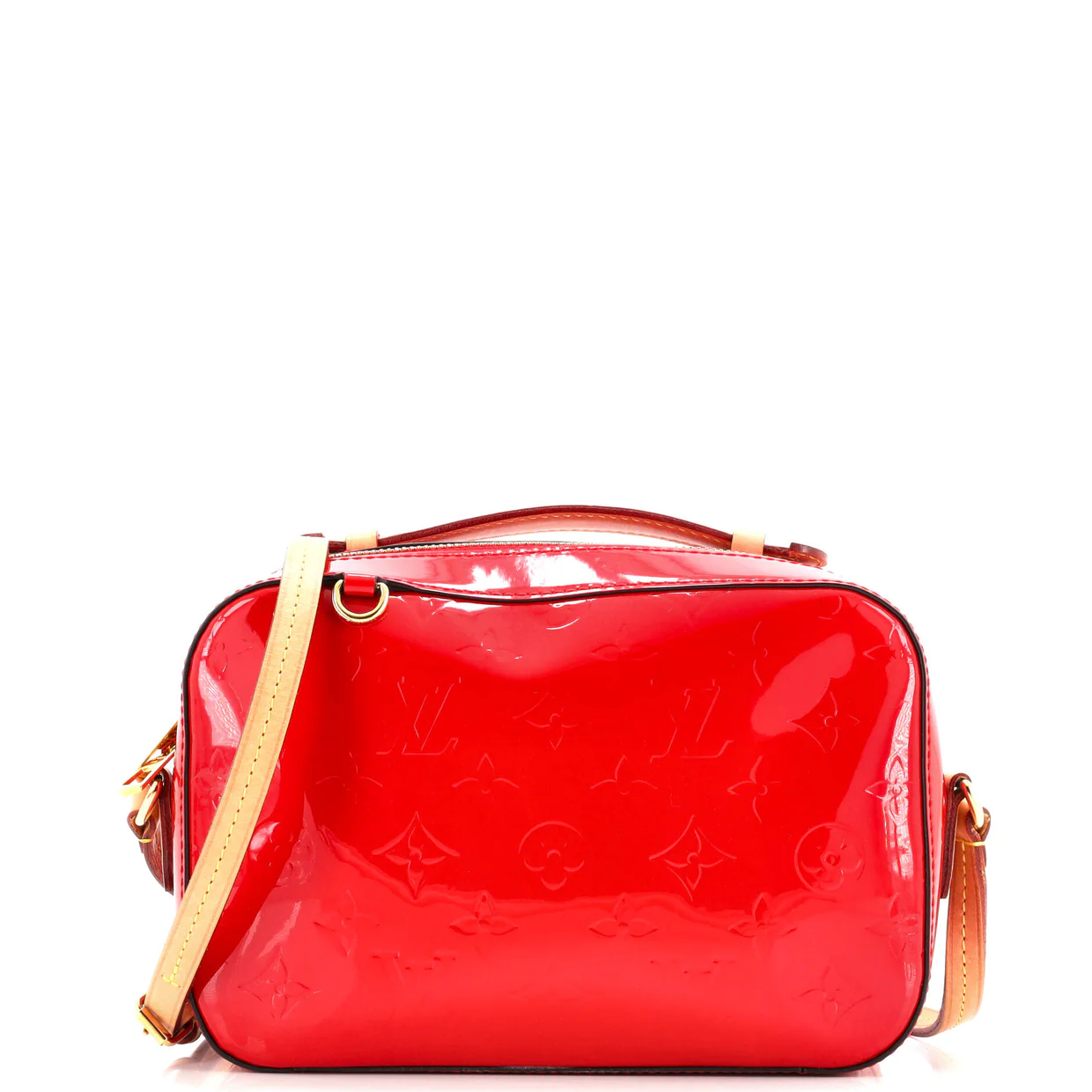 Santa Monica Crossbody Bag Monogram Vernis - Deep Luxury
