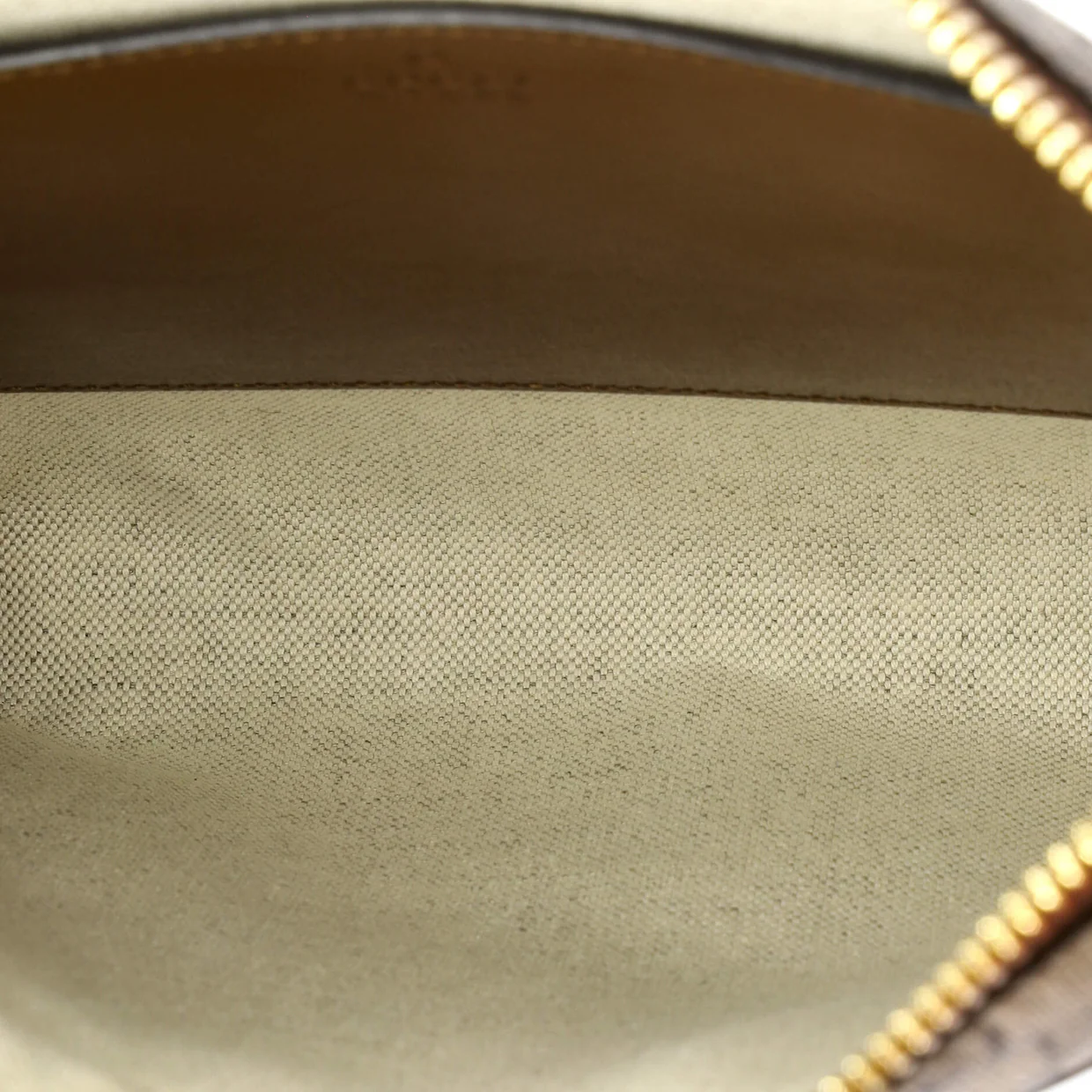 Interlocking G Patch Zip Messenger Bag GG Coated Canvas Small - Deep Luxury