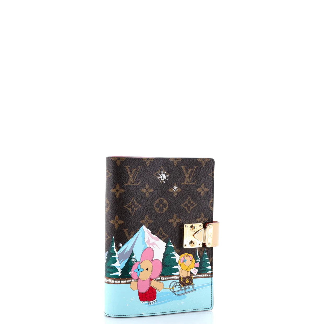 Paul Notebook Cover Limited Edition Vivienne Xmas Monogram Canvas MM - Deep Luxury