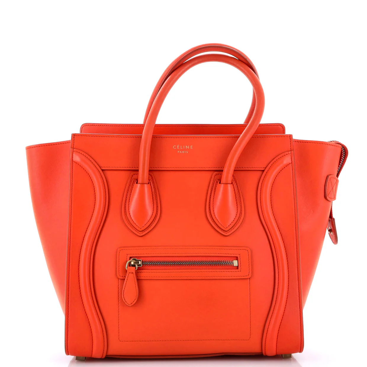 Luggage Bag Smooth Leather Micro - Deep Luxury