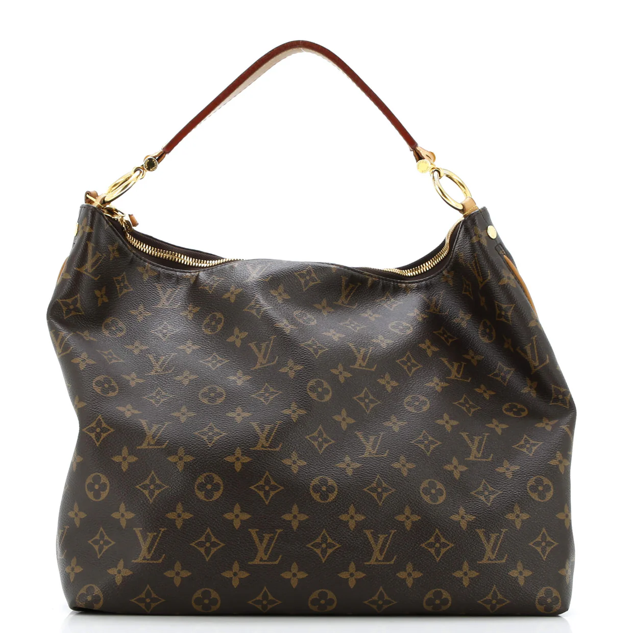 Sully Handbag Monogram Canvas MM - Deep Luxury