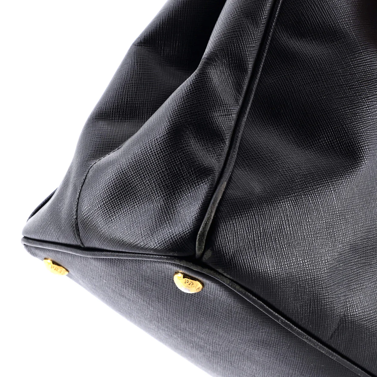 Double Zip Lux Tote Saffiano Leather Medium - Deep Luxury