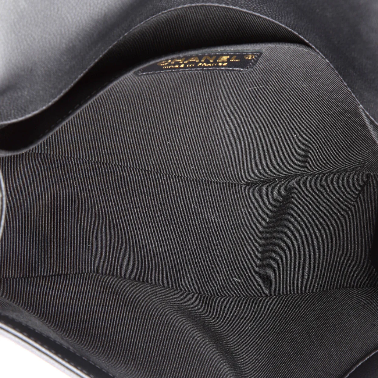 Boy Flap Bag Quilted Caviar Old Medium - Deep Luxury