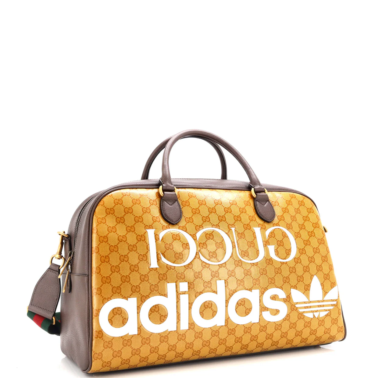 x adidas Duffle Bag GG Coated Canvas Medium - Deep Luxury
