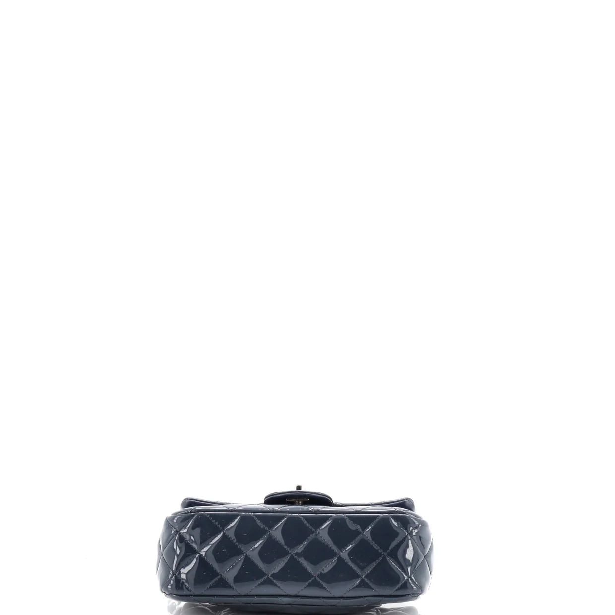 Classic Single Flap Bag Quilted Patent Mini - Deep Luxury