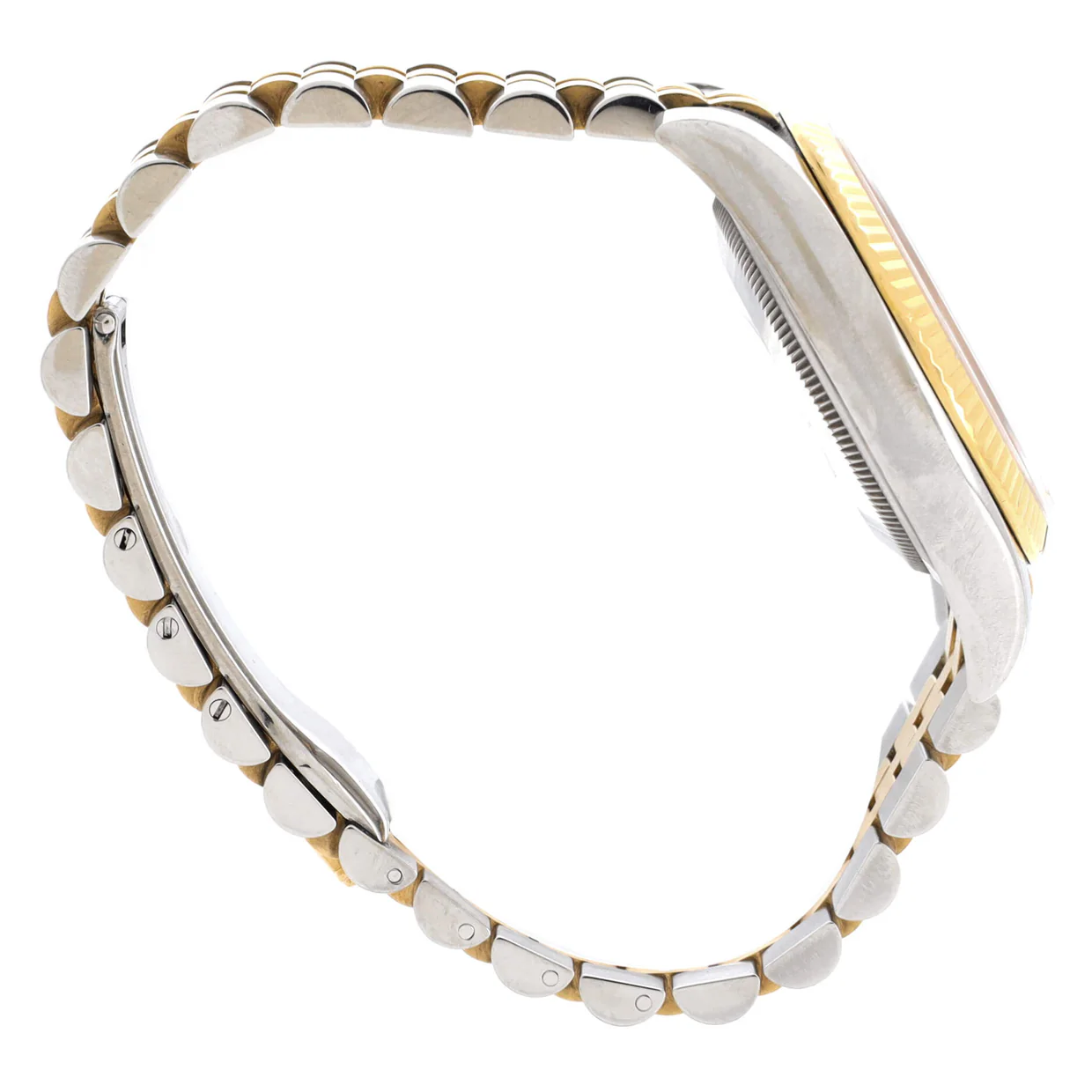 Oyster Perpetual Datejust Automatic Watch Stainless Steel and Yellow Gold with Diamond Markers 36 - Deep Luxury