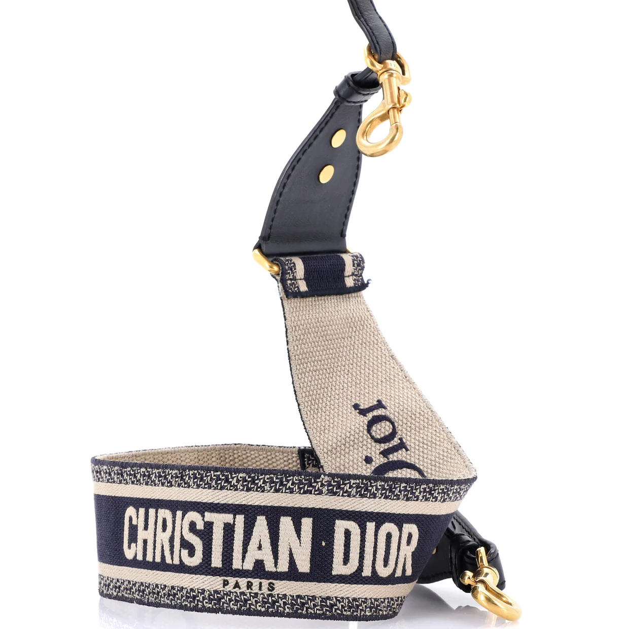 Logo Shoulder Strap Embroidered Canvas - Deep Luxury