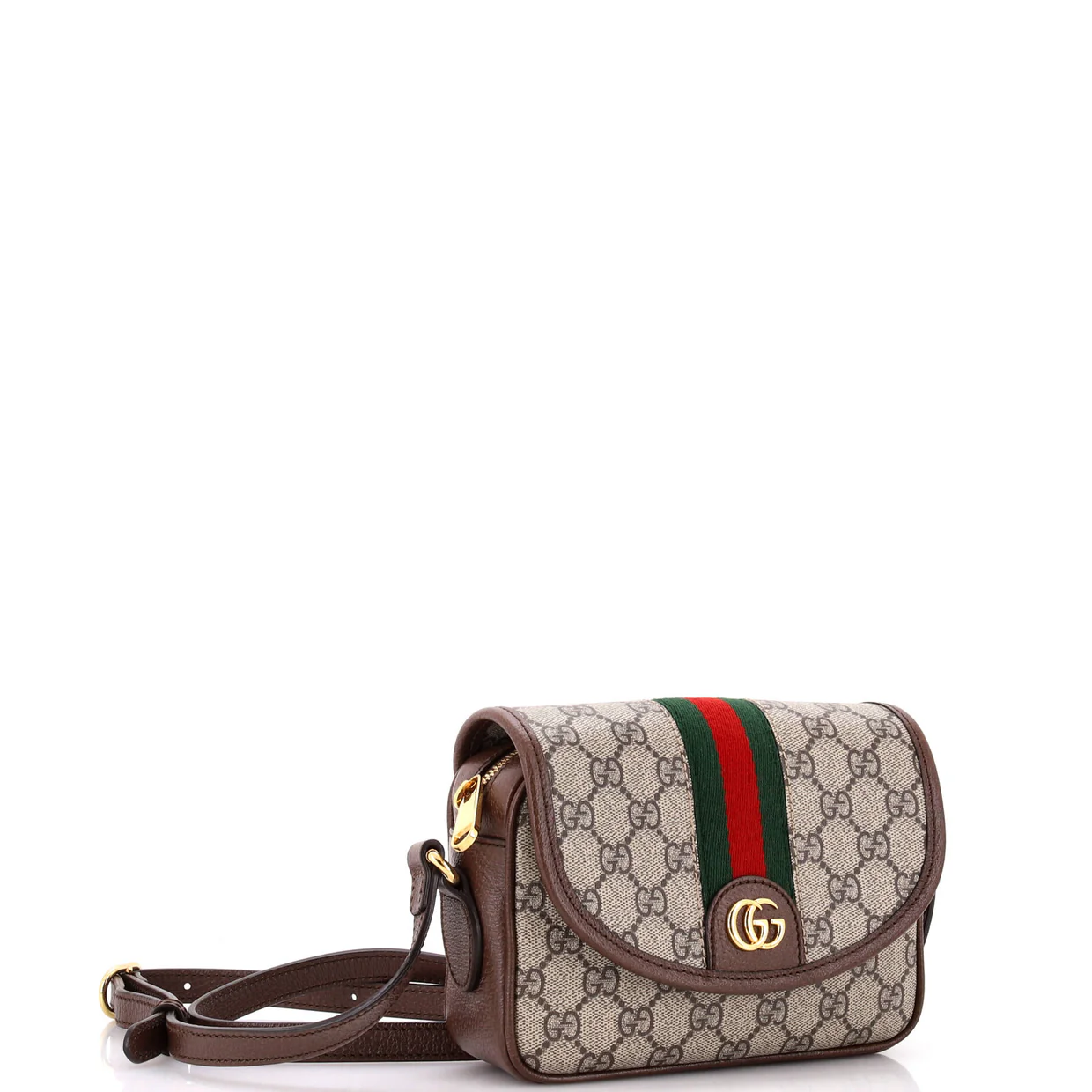 Ophidia Flap Shoulder Bag GG Coated Canvas Mini - Deep Luxury