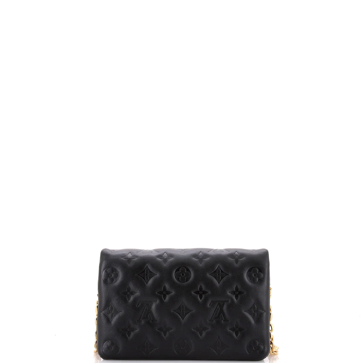 Coussin Pochette Monogram Embossed Lambskin - Deep Luxury