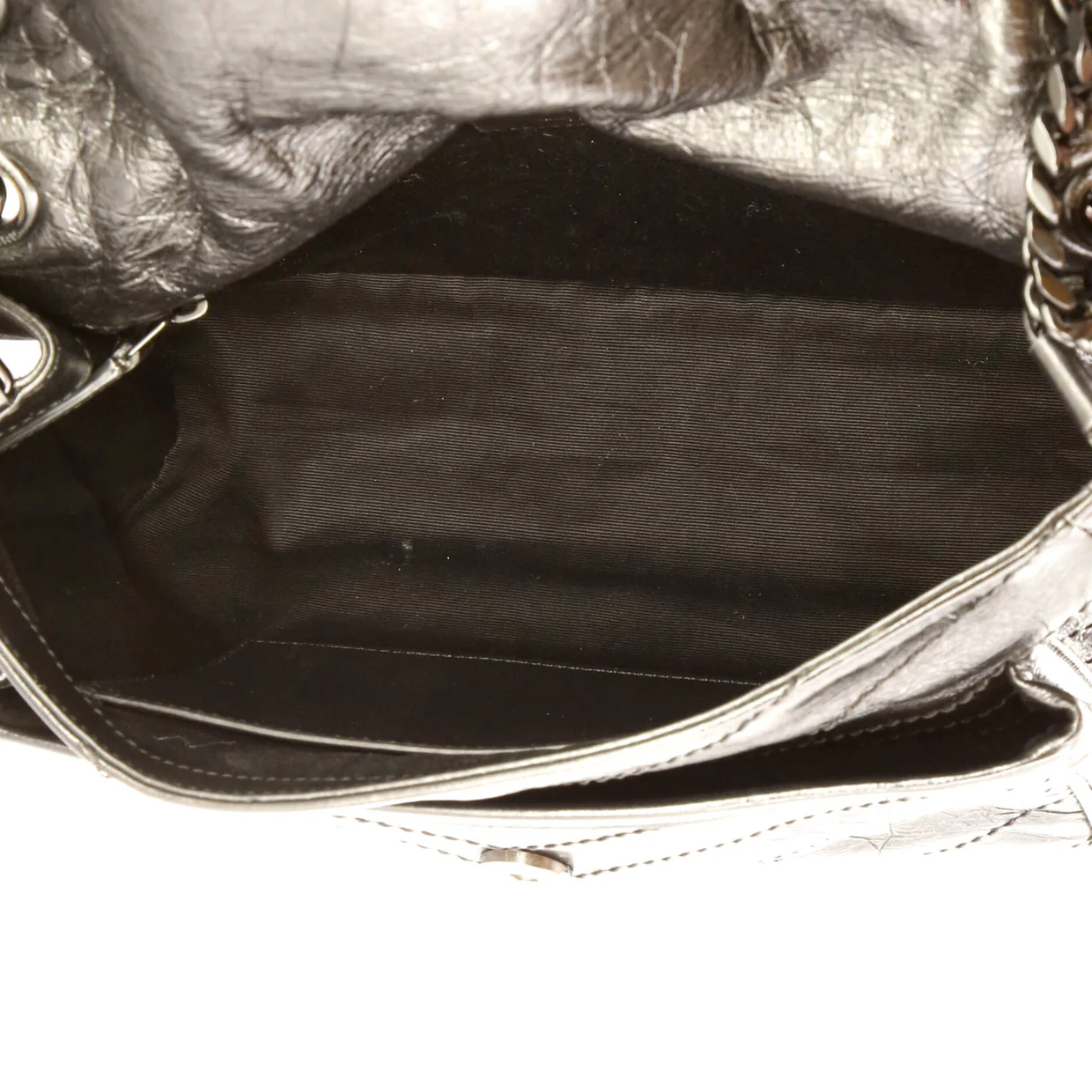 Niki Chain Flap Bag Matelasse Chevron Leather Medium - Deep Luxury