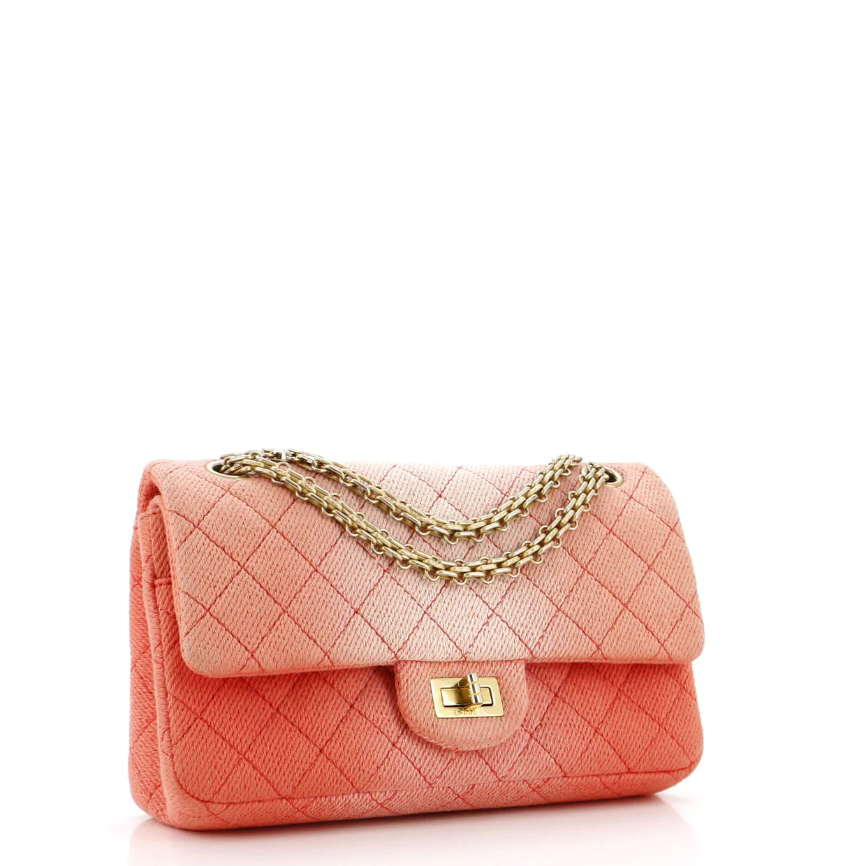 Reissue 2.55 Flap Bag Quilted Ombre Denim 225 - Deep Luxury