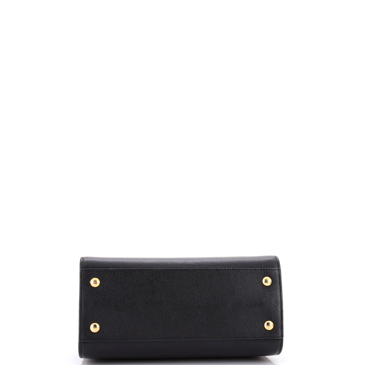 Title Two Handle Tote Leather Mini - Deep Luxury