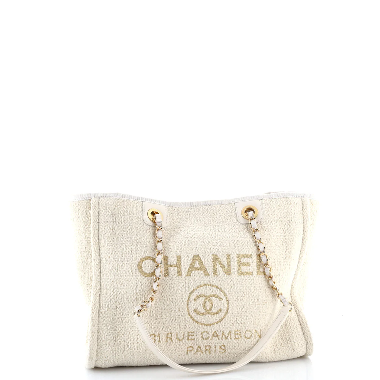 Deauville Tote Boucle Small - Deep Luxury